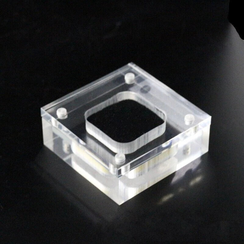 Acrylic Jewelry Storage Box Gemstone Ring Display Case Holder Container Organize | eBay