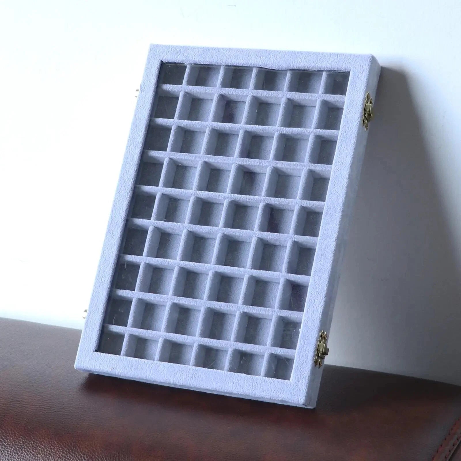 Jewelry Display Box Necklace Rings Gemstone Beads Organizer Storage Case | eBay