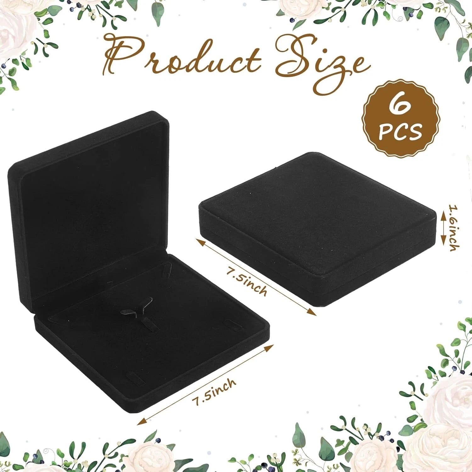 6 Pcs Velvet Jewelry Set Box Jewelry Display Case Earring Ring Bracelet Neckl... | eBay