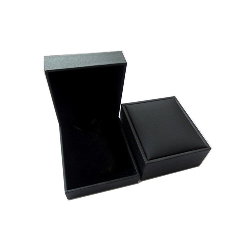 1PC PU Jewelry Box Black Display Necklace Box Jewelry Organizer for Gift | eBay
