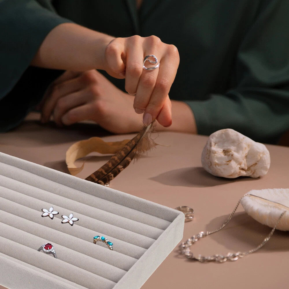 2pcs Jewelry Container Jewelry Display Organizer jewellery storage Ear | eBay