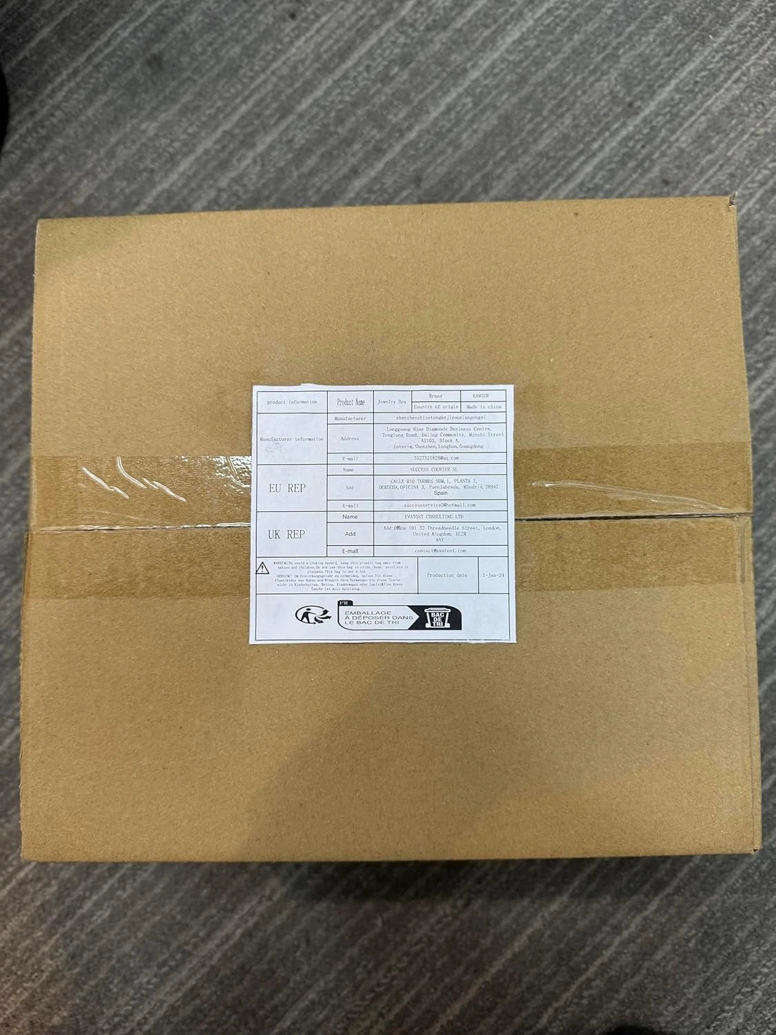 Jewelry Box for Women, 6-Layer Large Jewelry Organizer Box with Mirror & 5 Drawe | eBay