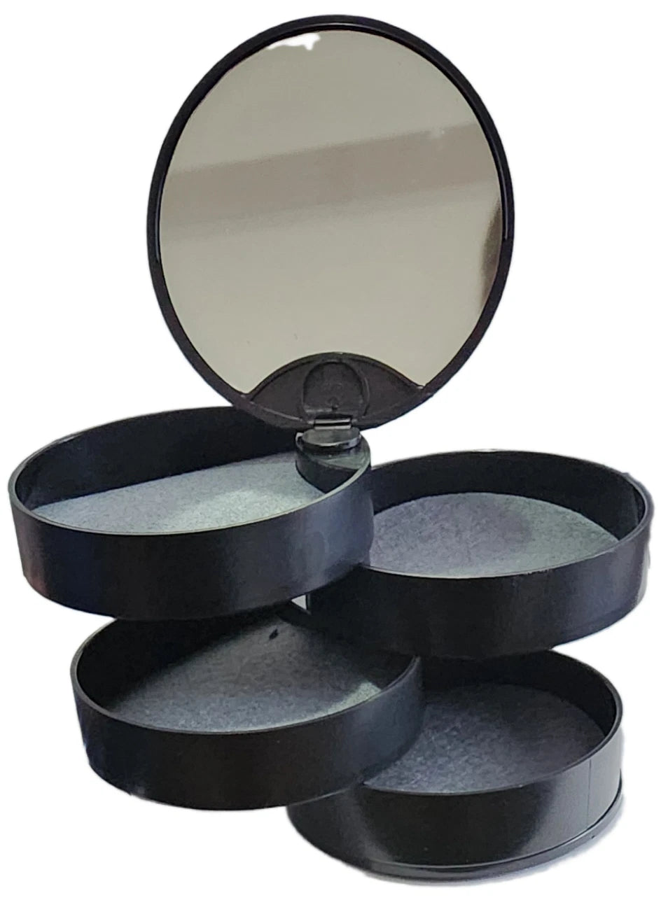 Jewelry Organizer Box -Black 4x4x7.5 inches | eBay