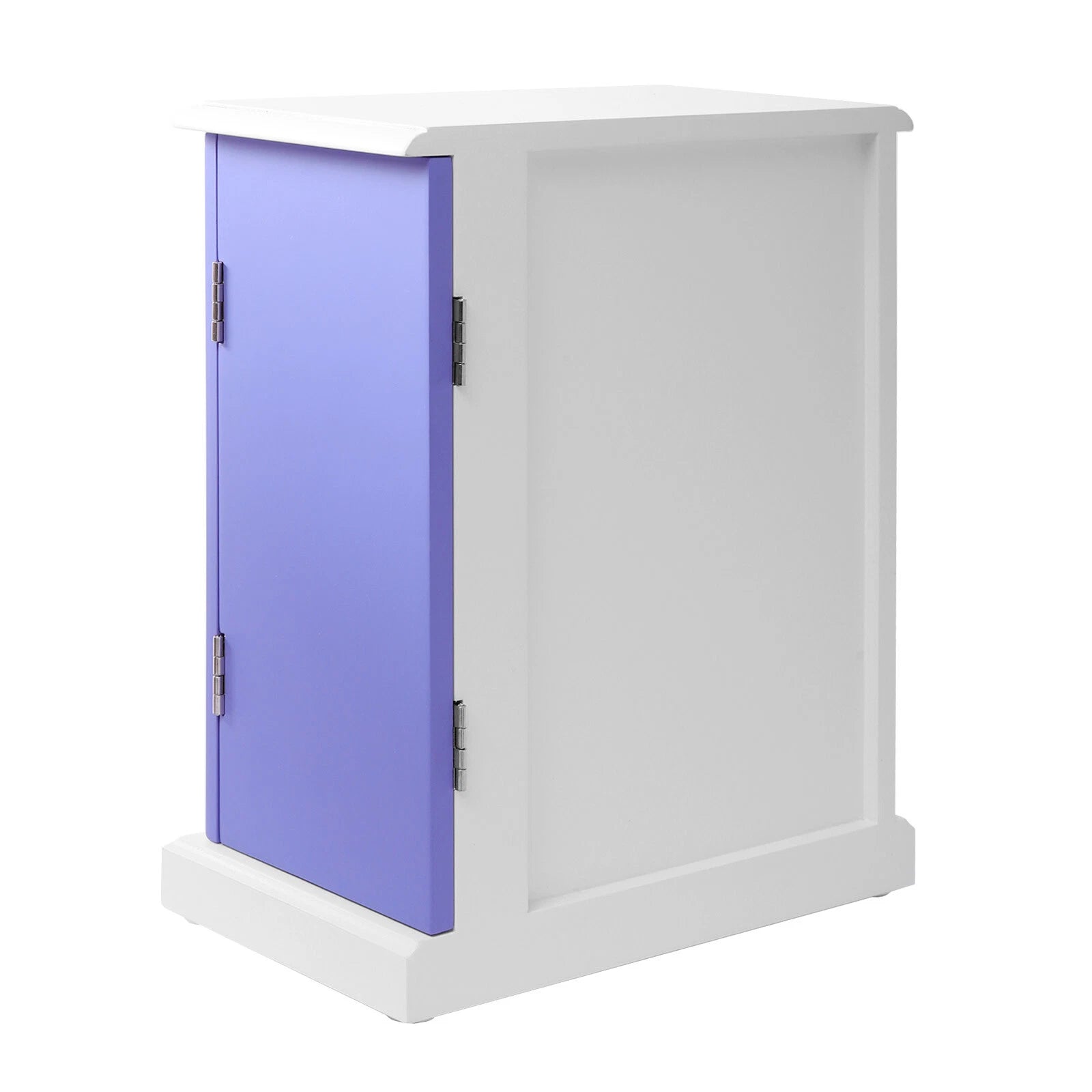Double Door Built-in Mirror Purple Butterfly Jewelry Box with 4Drawers Organizer | eBay
