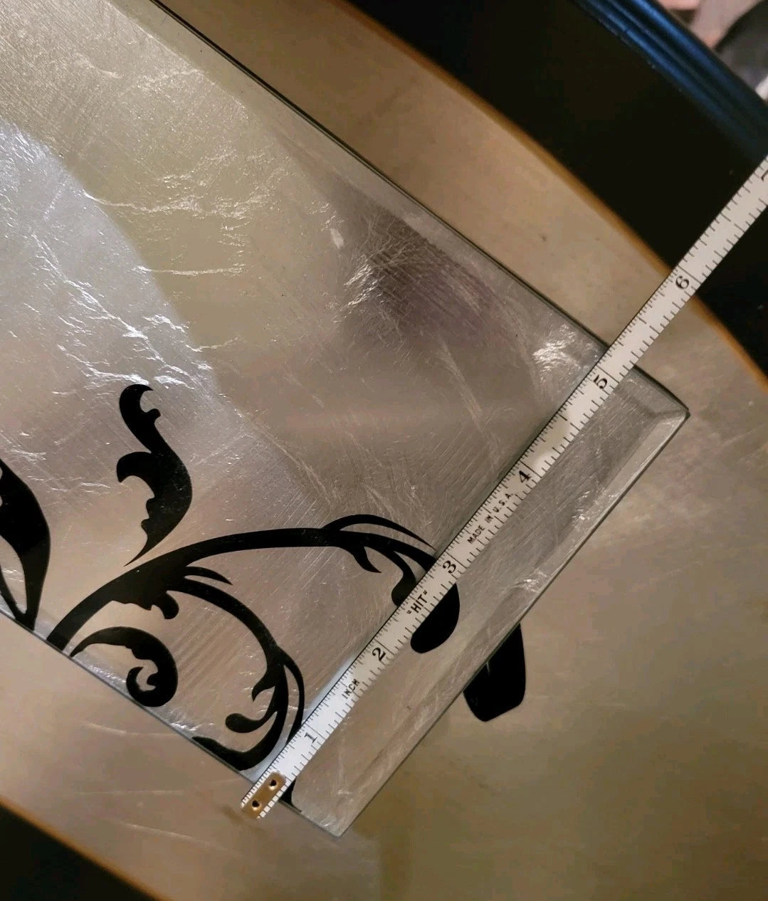 Glass Silverleaf Butterfly Black Swirl Storage Jewelry Box Black Fabric Lined | eBay