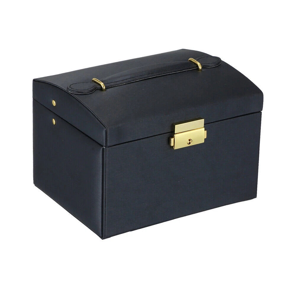 3 Layer Portable Jewelry Storage Case for Necklace Earrings Rings Bracelets | eBay