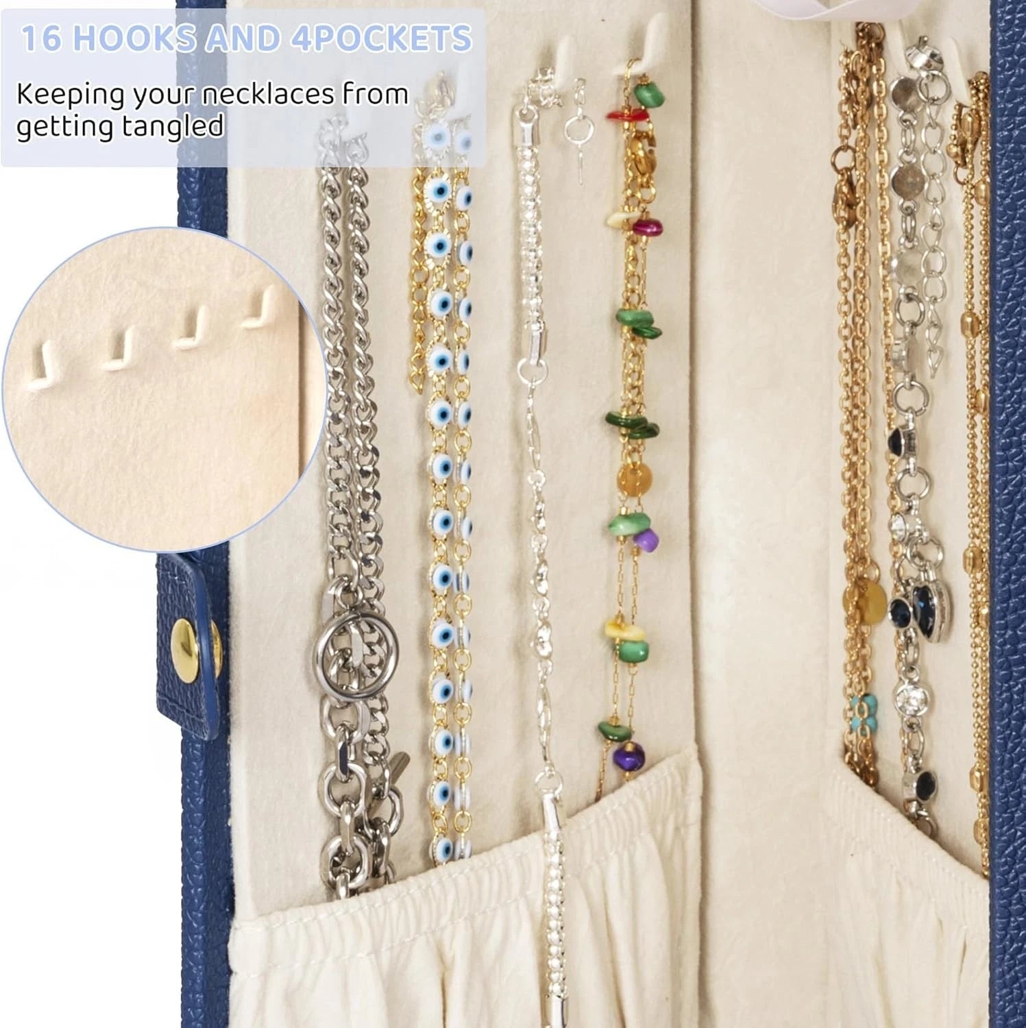 AKOZLIN Jewelry Box Organizer Functional Leather Jewelry Storage Case for Women | eBay