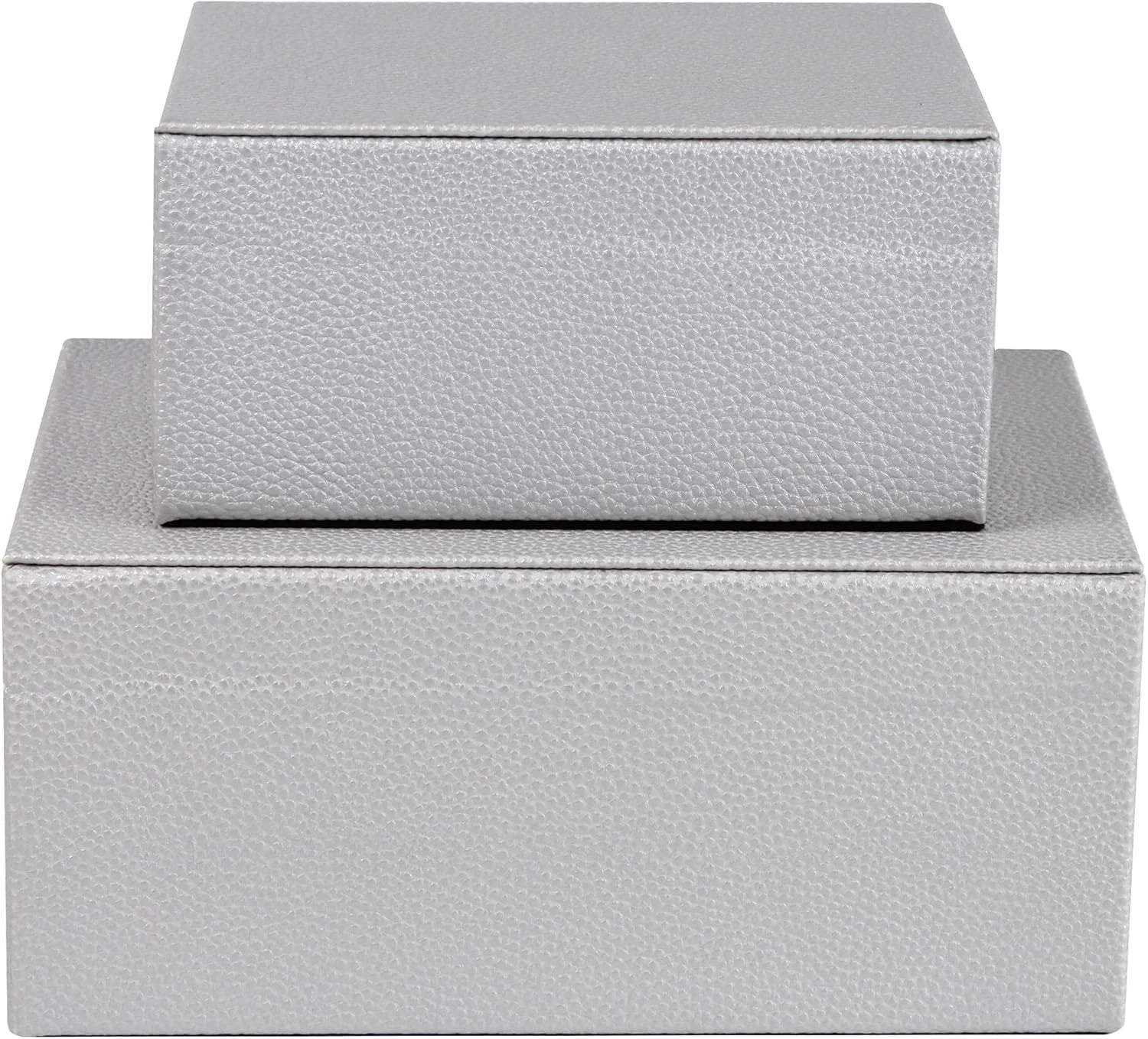 Faux Leather Jewelry Box with Gold Hardware Accents Decorative Box Storage | eBay