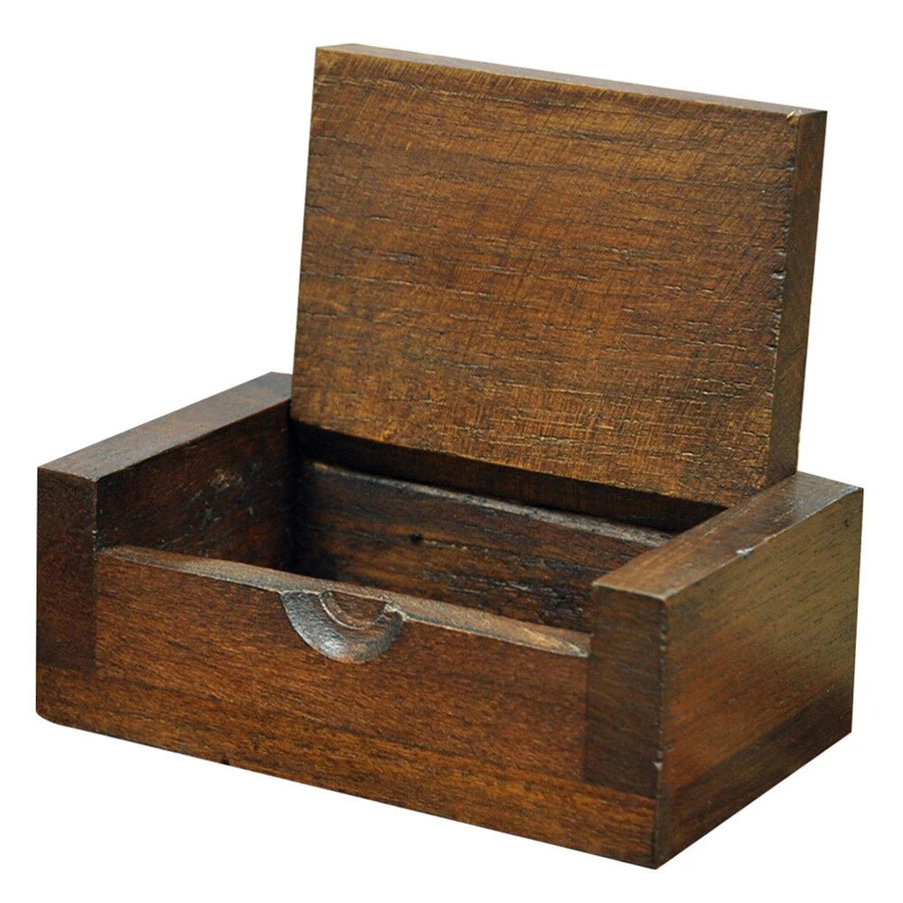 Desktop Organizer Vintage Wooden Jewelry Box Storage Travel Small Cases | eBay