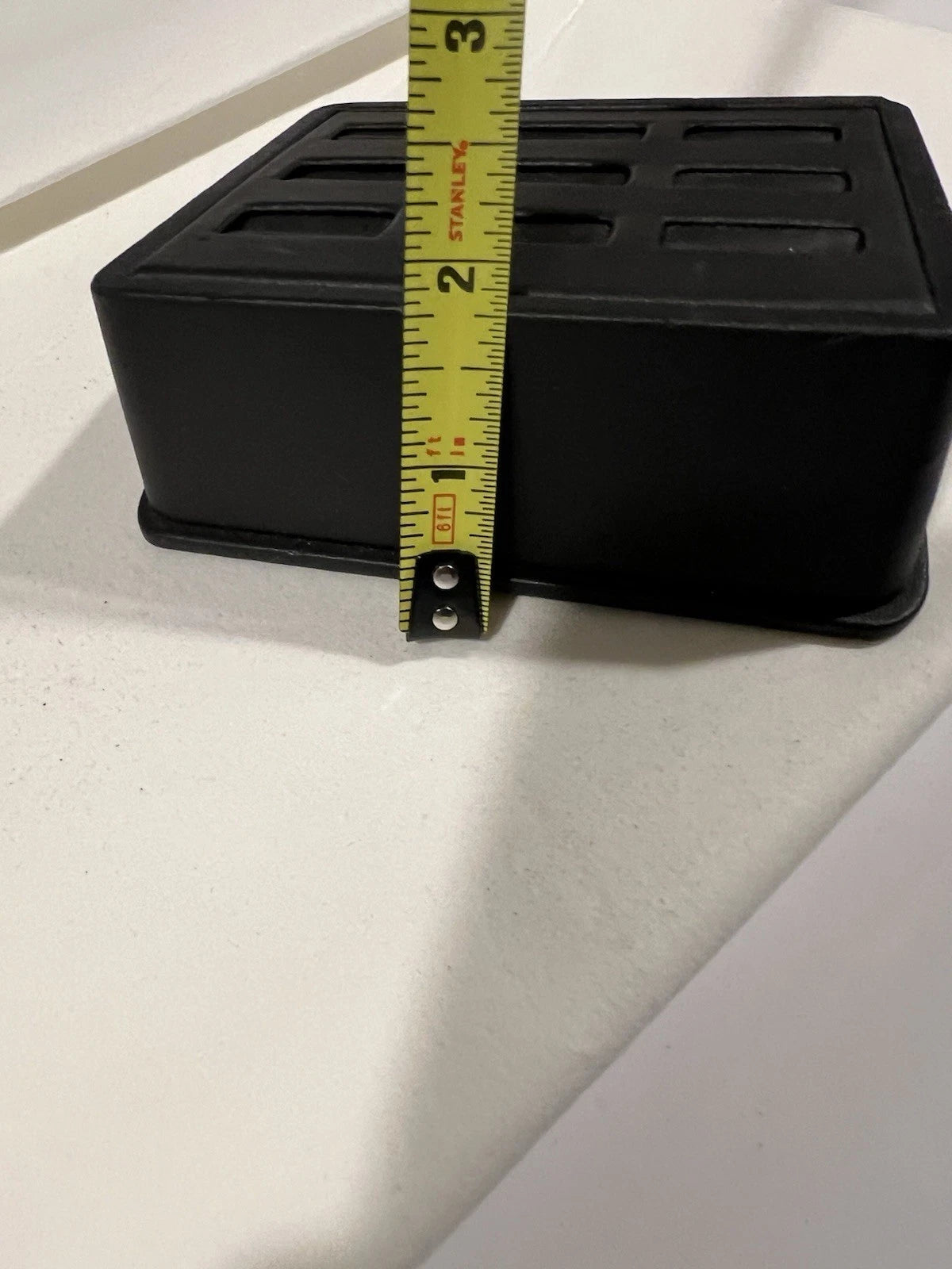 Black Leather 9 Ring Tray Jewelry Display | eBay