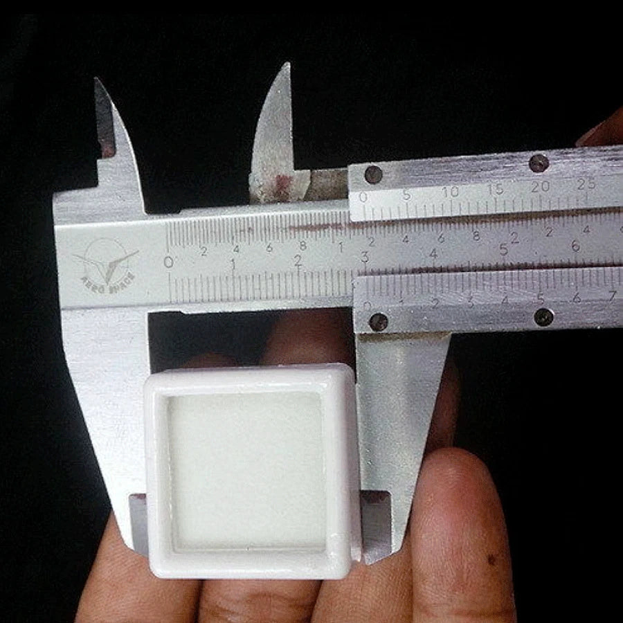 20 Pcs 3cmx3cm Wholesale Gemstones & Diamonds White Plastic Display Storage Box | eBay