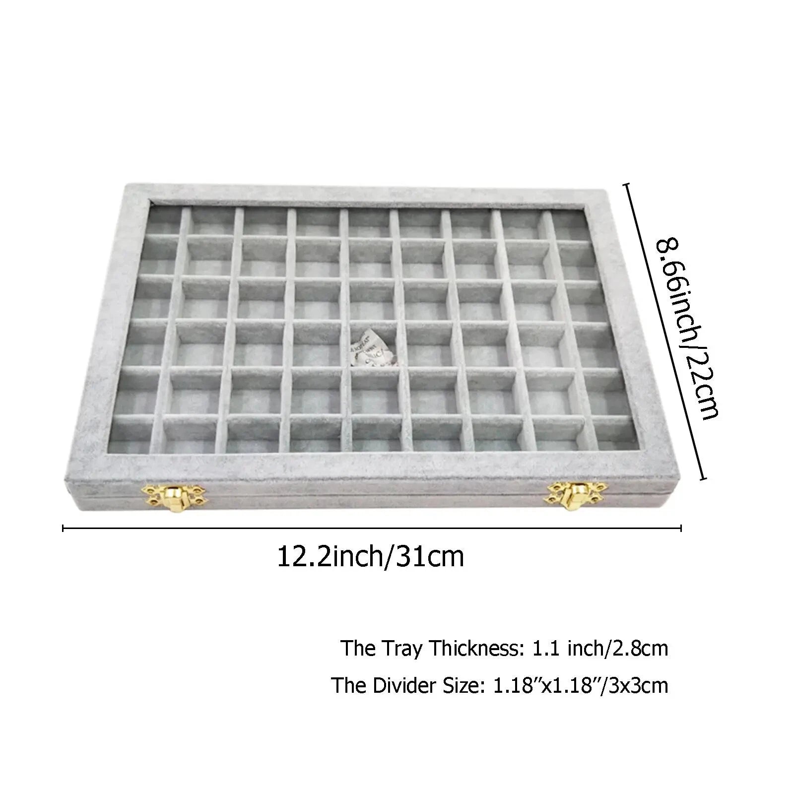 Jewelry Display Box Necklace Rings Gemstone Beads Organizer Storage Case | eBay