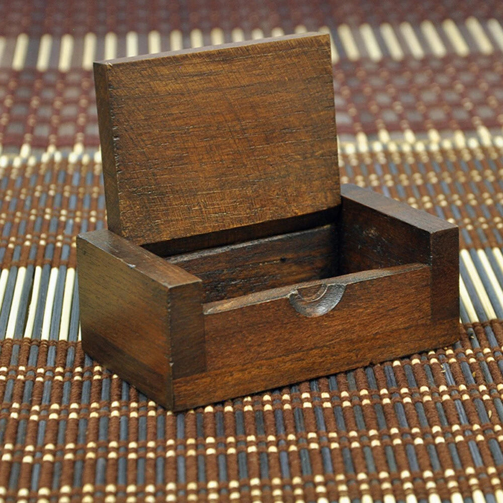 Desktop Organizer Vintage Wooden Jewelry Box Storage Travel Small Cases | eBay