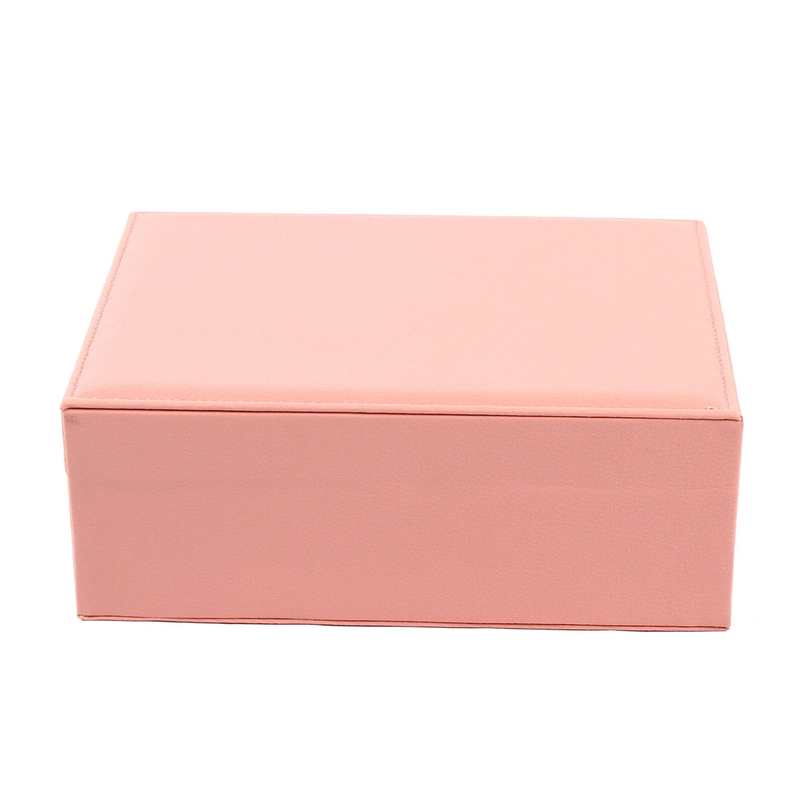 2-layer Storage Box Pink pu Leather Exquisite Jewelry Box For Necklaces Rings US | eBay
