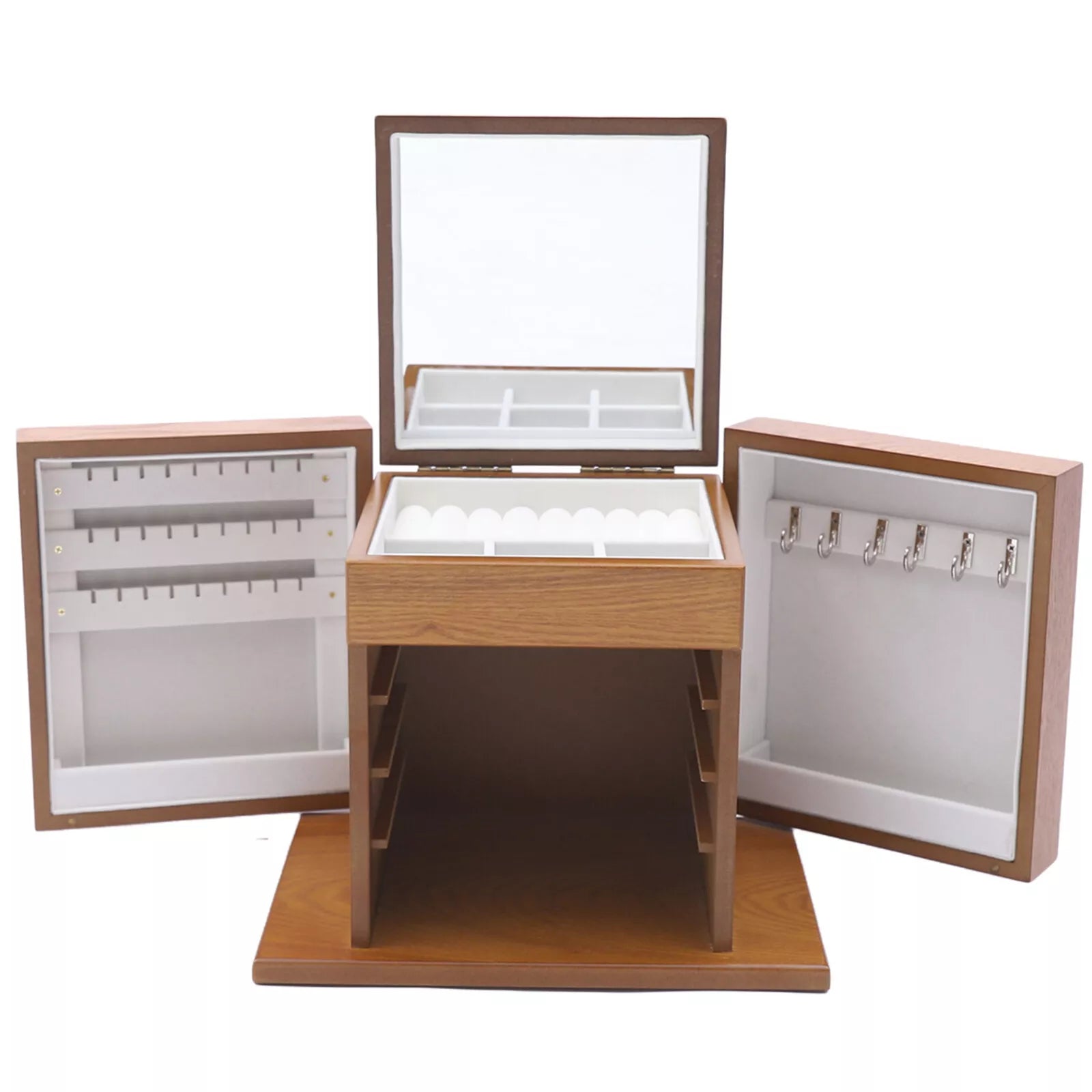 5-Tiers Vintage Jewelry Storage Box Necklace Bracelet Organizer Large Capacity | eBay