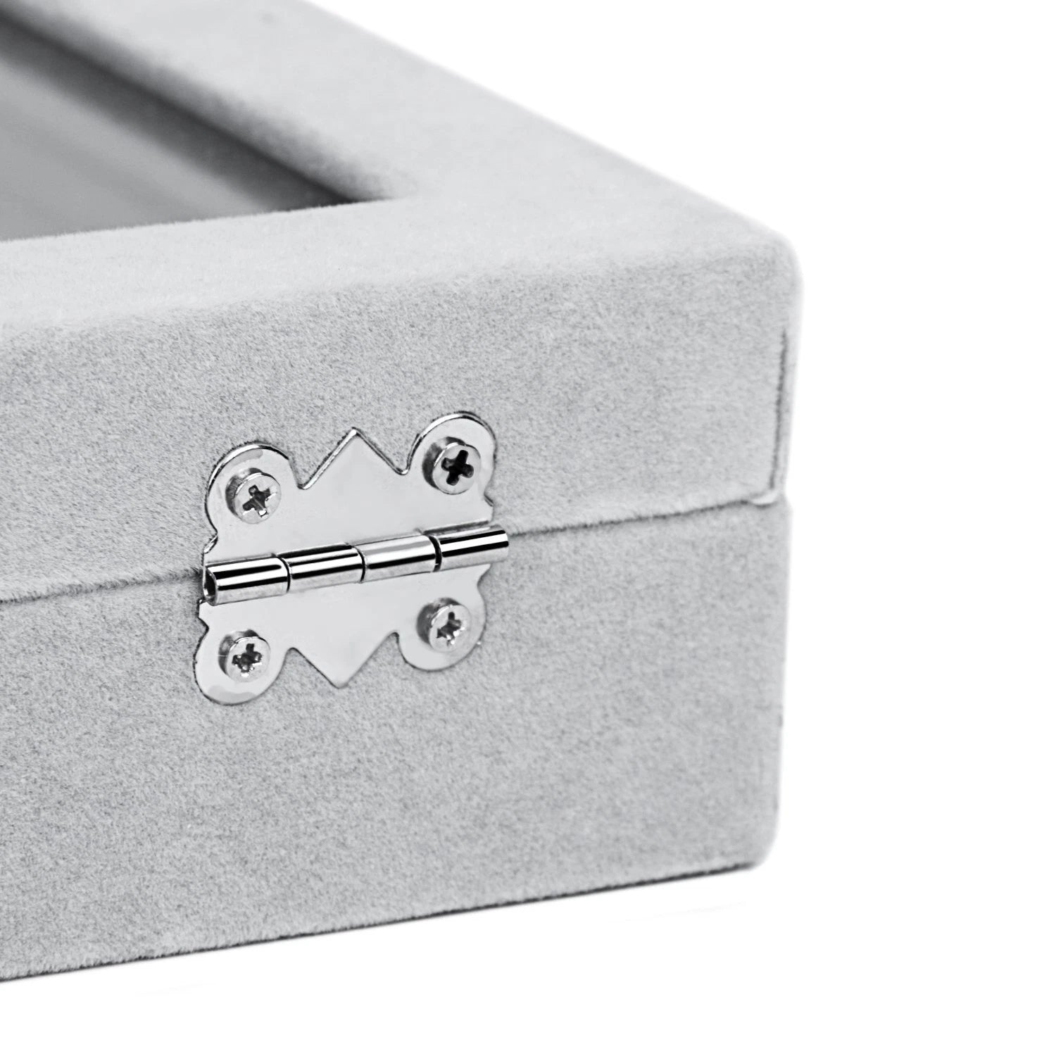 7 Slots Velvet Jewelry Earring Storage Box With Transparent Lid Jewelry | eBay