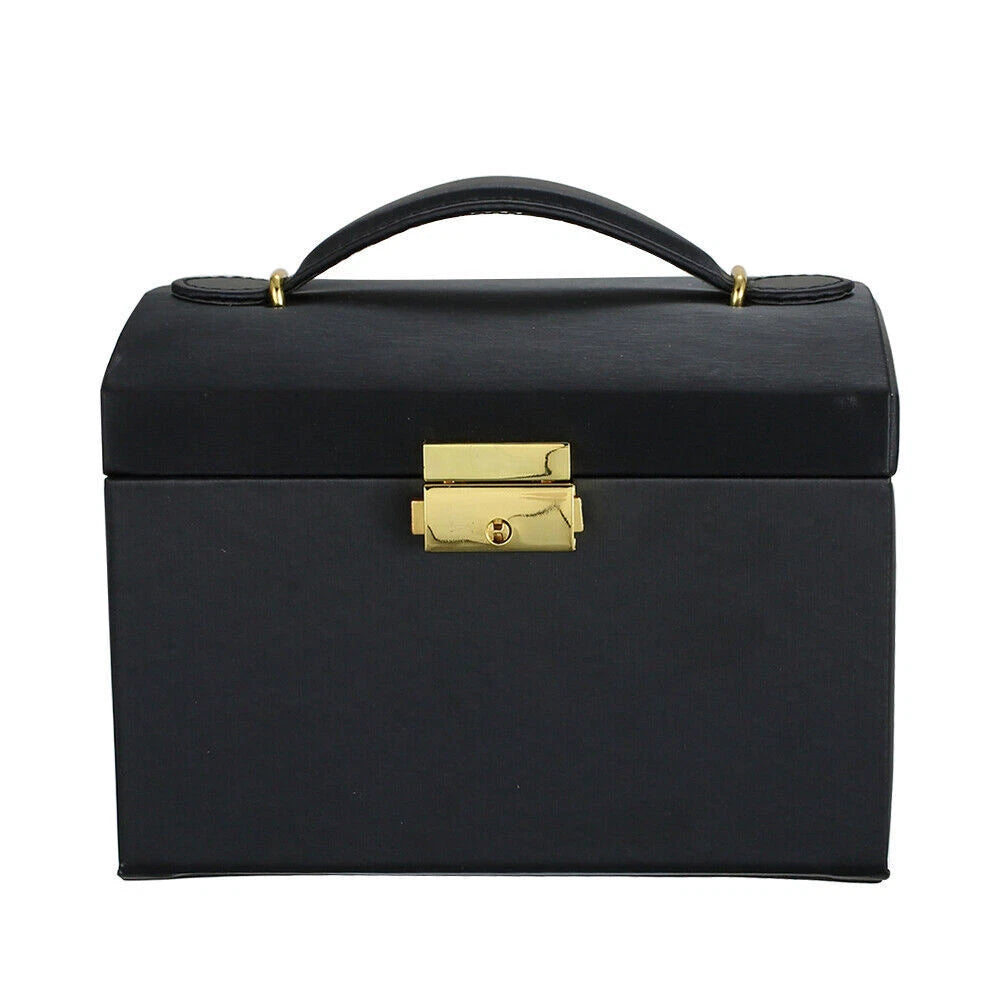 3 Layer Portable Jewelry Storage Case for Necklace Earrings Rings Bracelets | eBay