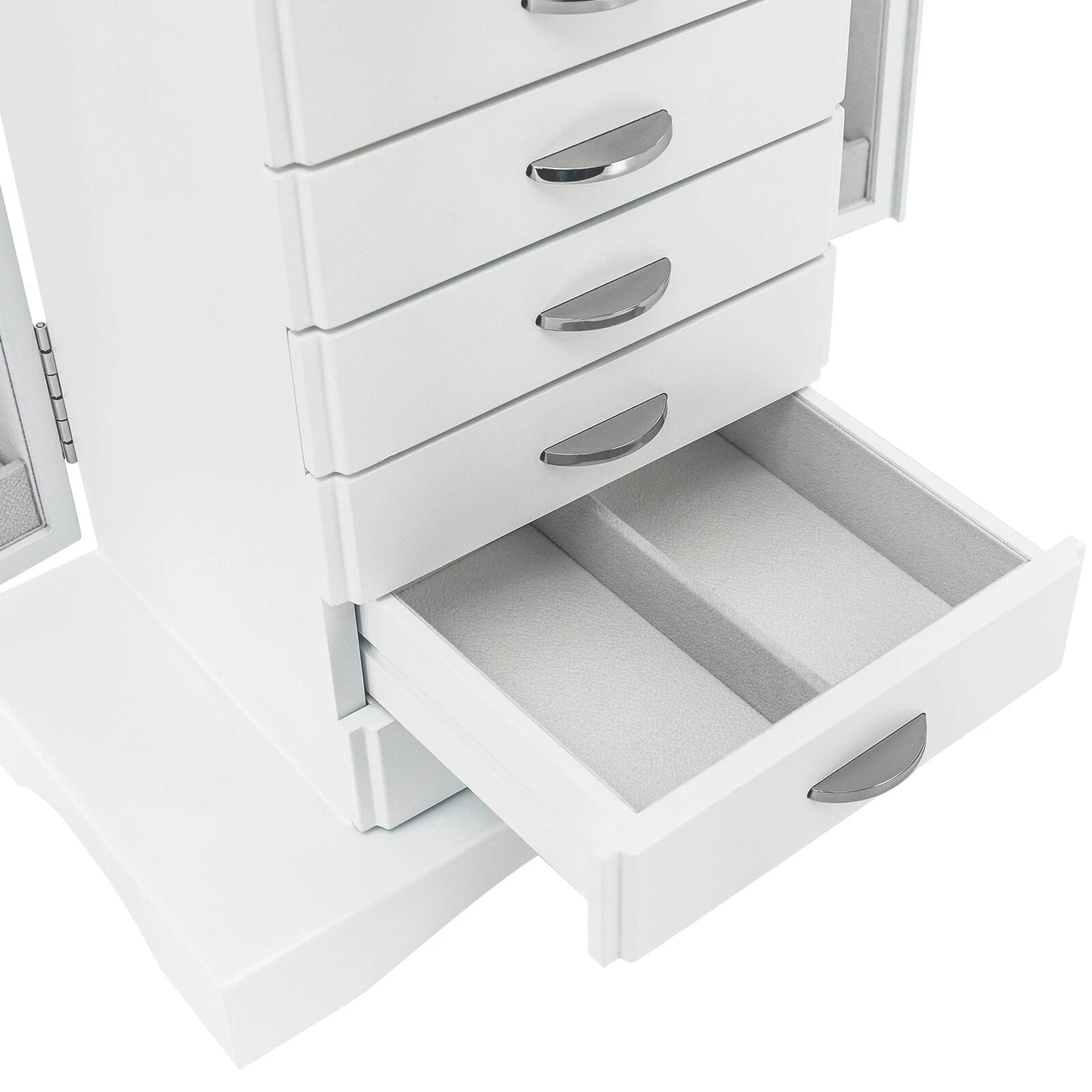 Jewelry Box Jewelry Armoire Cabinet Large Box Jewelry Box Organizer Key Lock Set | eBay