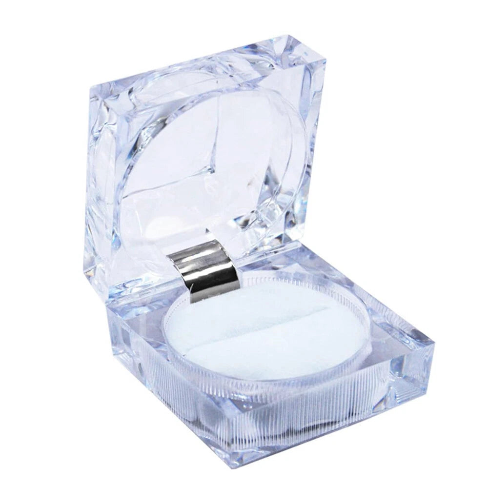 12 Pcs Clear Crystal Ring Gift Boxes Earrings Jewelry Storage White Box | eBay