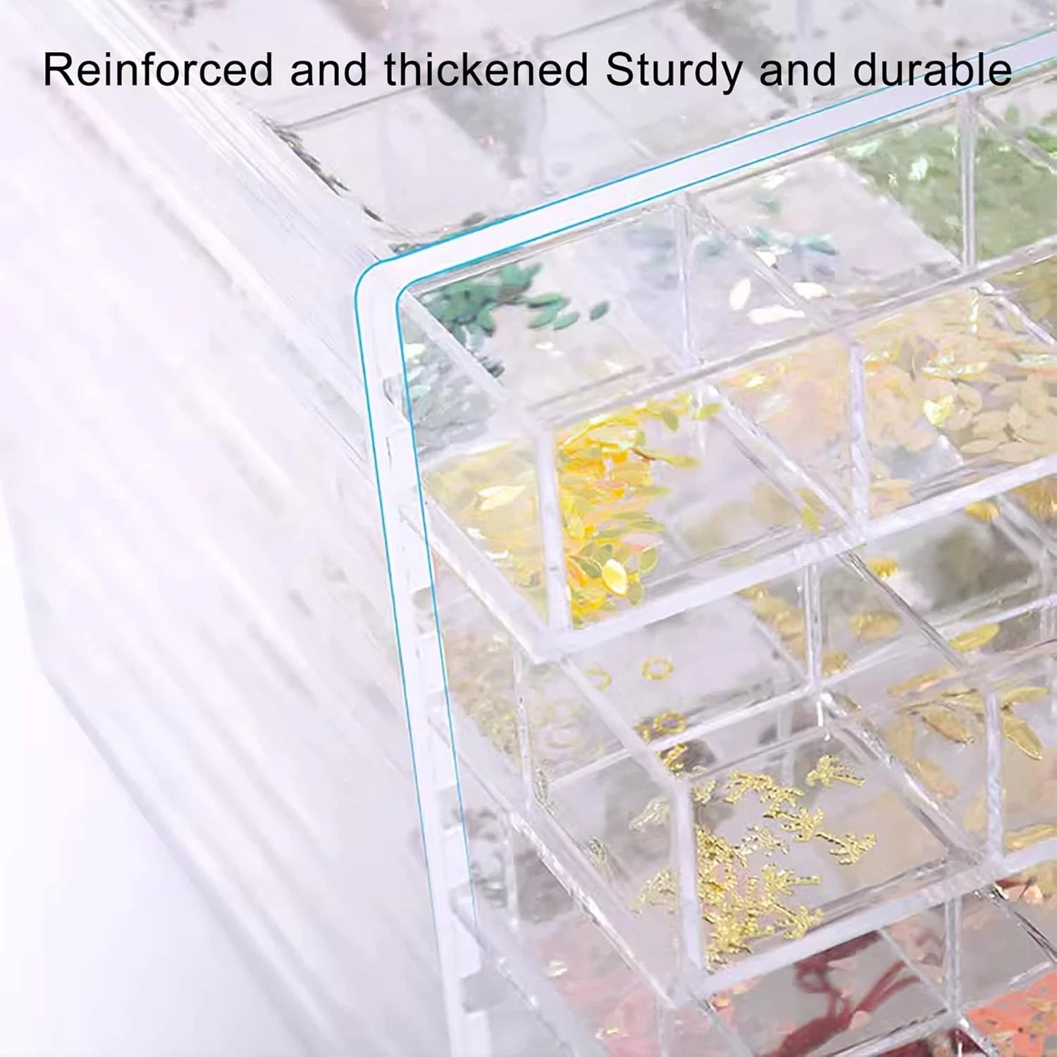 Clear Acrylic Jewelry Storage Box, Earring Jewelry Organizer with 5 Drawers, 5-L | eBay