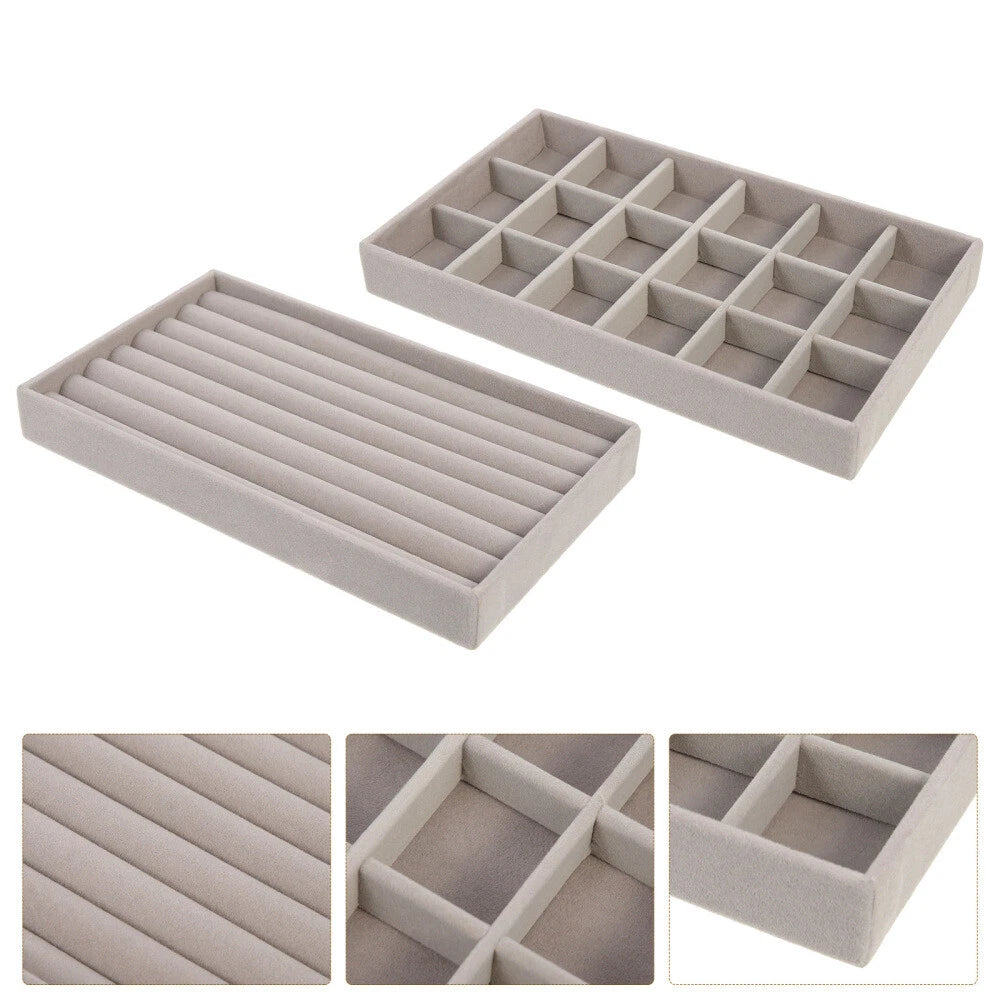 2pcs Jewelry Container Jewelry Display Organizer jewellery storage Ear | eBay