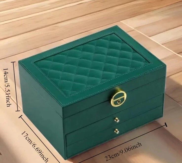 1pc Waterproof Luxury Jewelry Organizer with Drawer Lockers, Elegant Anti-Oxidat | eBay