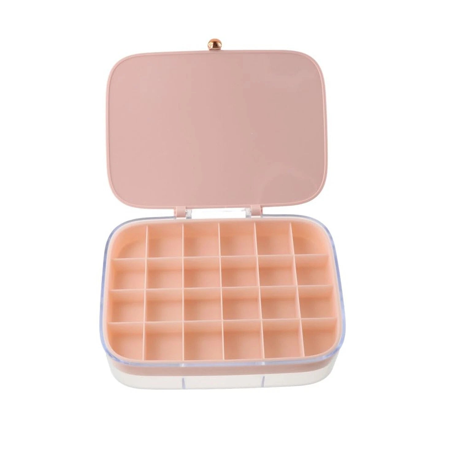 Jewelry Display Case Double-Layer Creative Multi Grid Jewelry Storage Box Por... | eBay