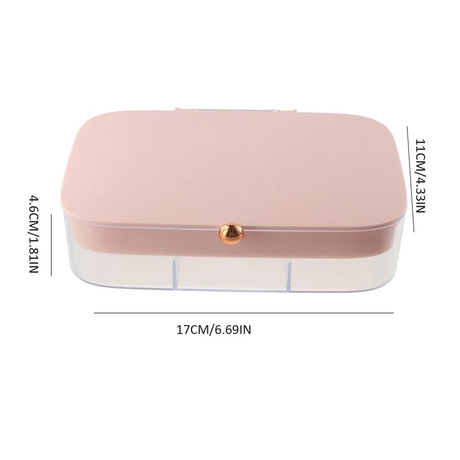 Jewelry Display Case Double-Layer Creative Multi Grid Jewelry Storage Box Por... | eBay