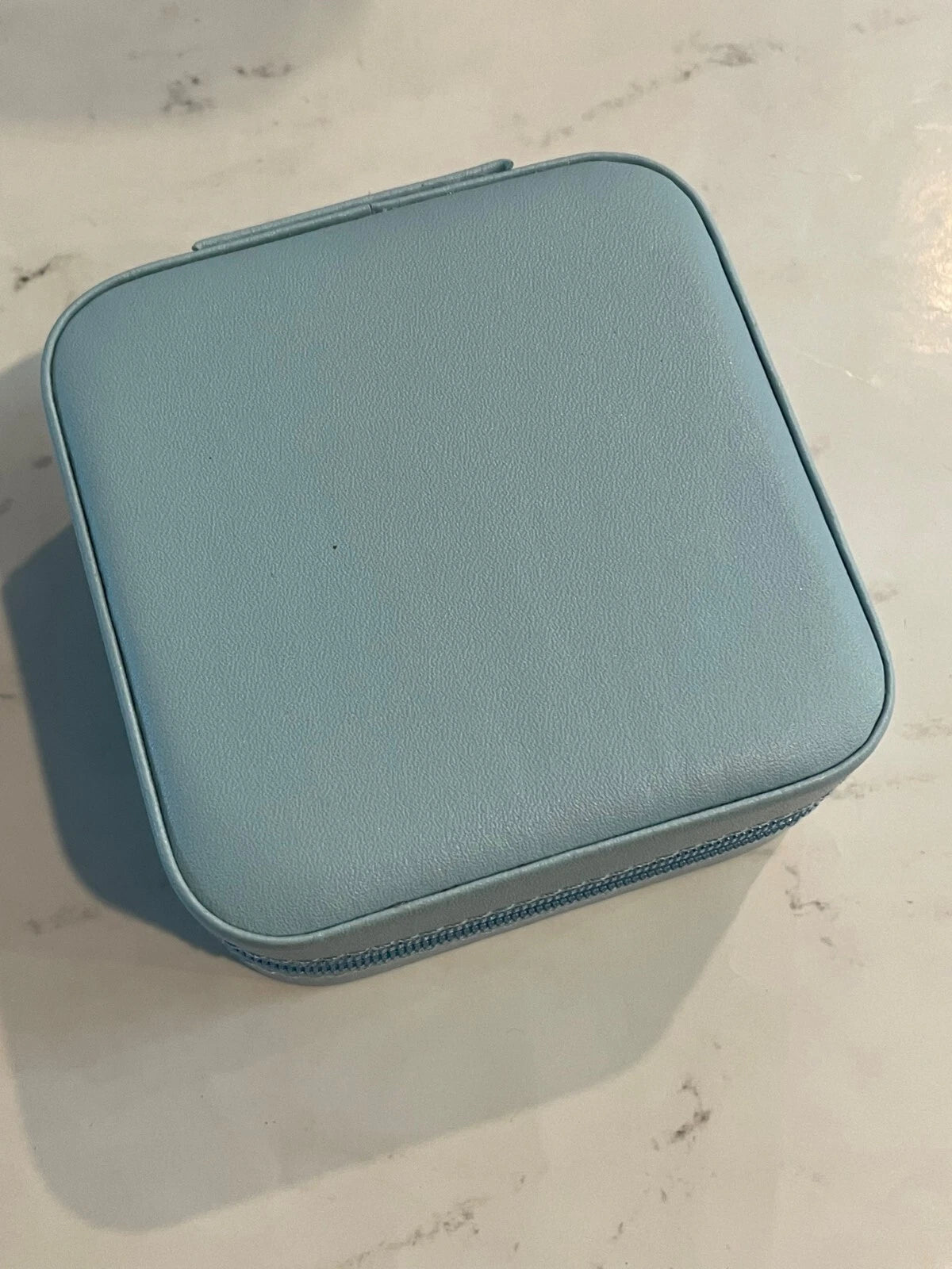 Jewelry Organizer Box Travel Zippered NEW Blue | eBay