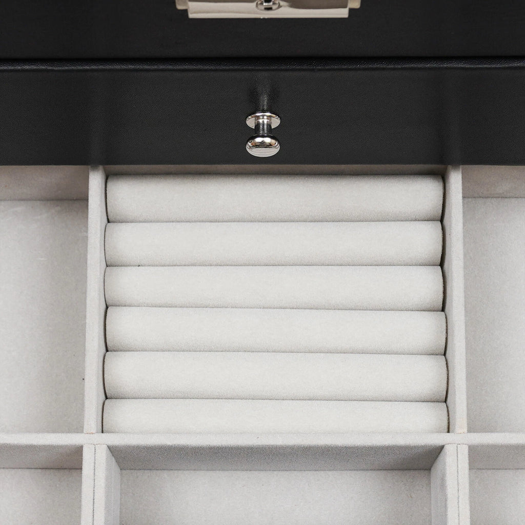 Watch Display Box&Jewelry Storage Case Multi-Purpose Organizer Box w/ Glass Top | eBay