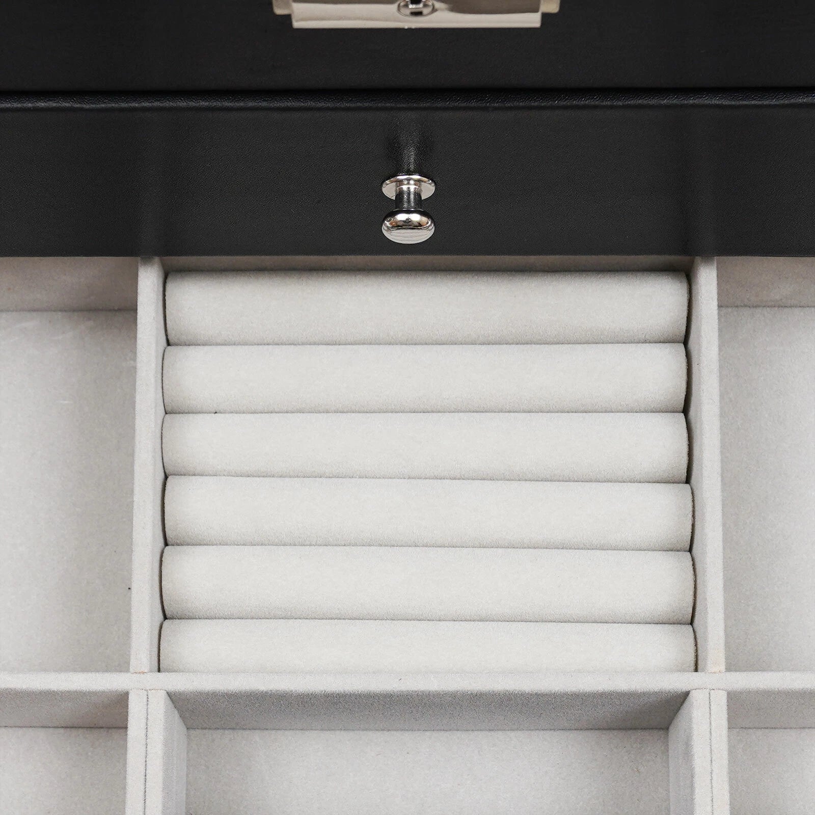 Watch Display Box&Jewelry Storage Case Multi-Purpose Organizer Box w/ Glass Top | eBay