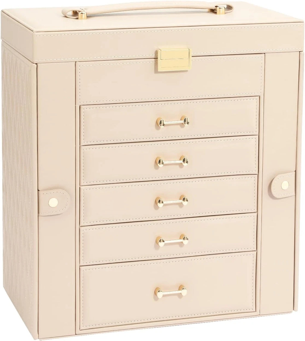 Large Jewelry Holder Organizer, 6 Layer Jewelry Box for Women Jewelry Storage Ca | eBay