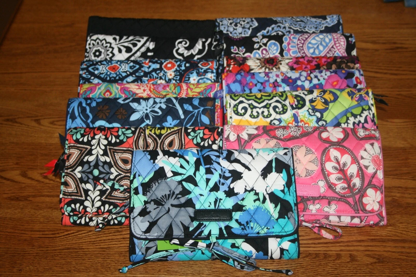 Vera Bradley Jewelry Organizer Travel ALL WRAPPED UP JEWELRY ROLL case bag NEW | eBay