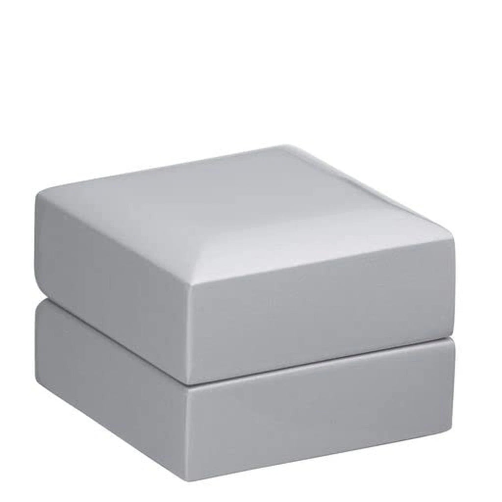Allure - Wooden Earring Box - Silver Wood Jewelry Gift box, With High Polish ... | eBay