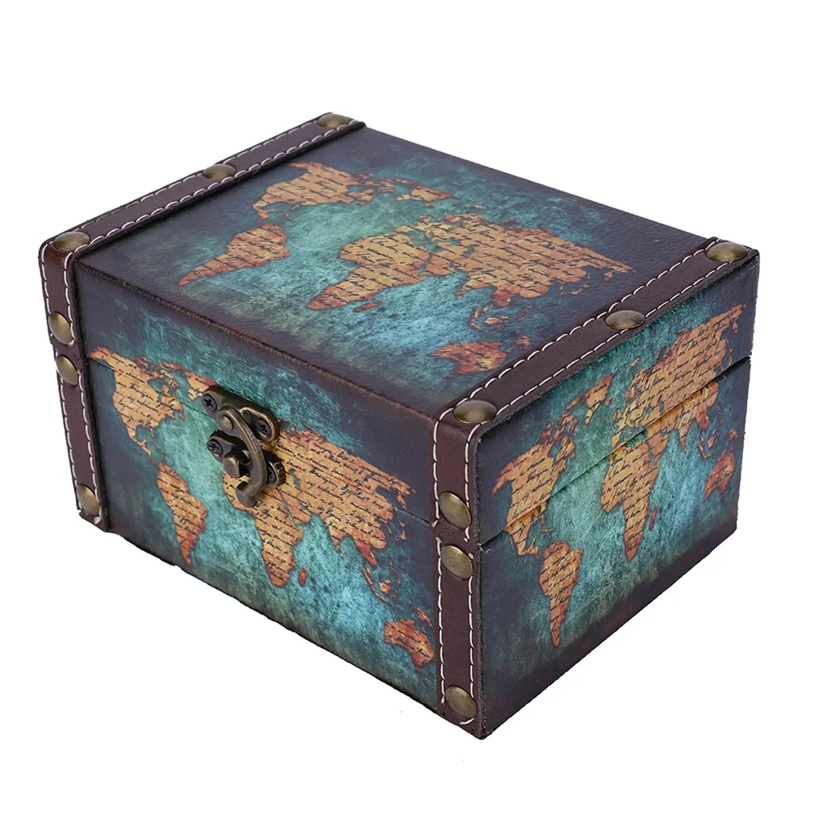 Wooden Jewelry Storage Box European Style Display Case for Desktop Decor | eBay