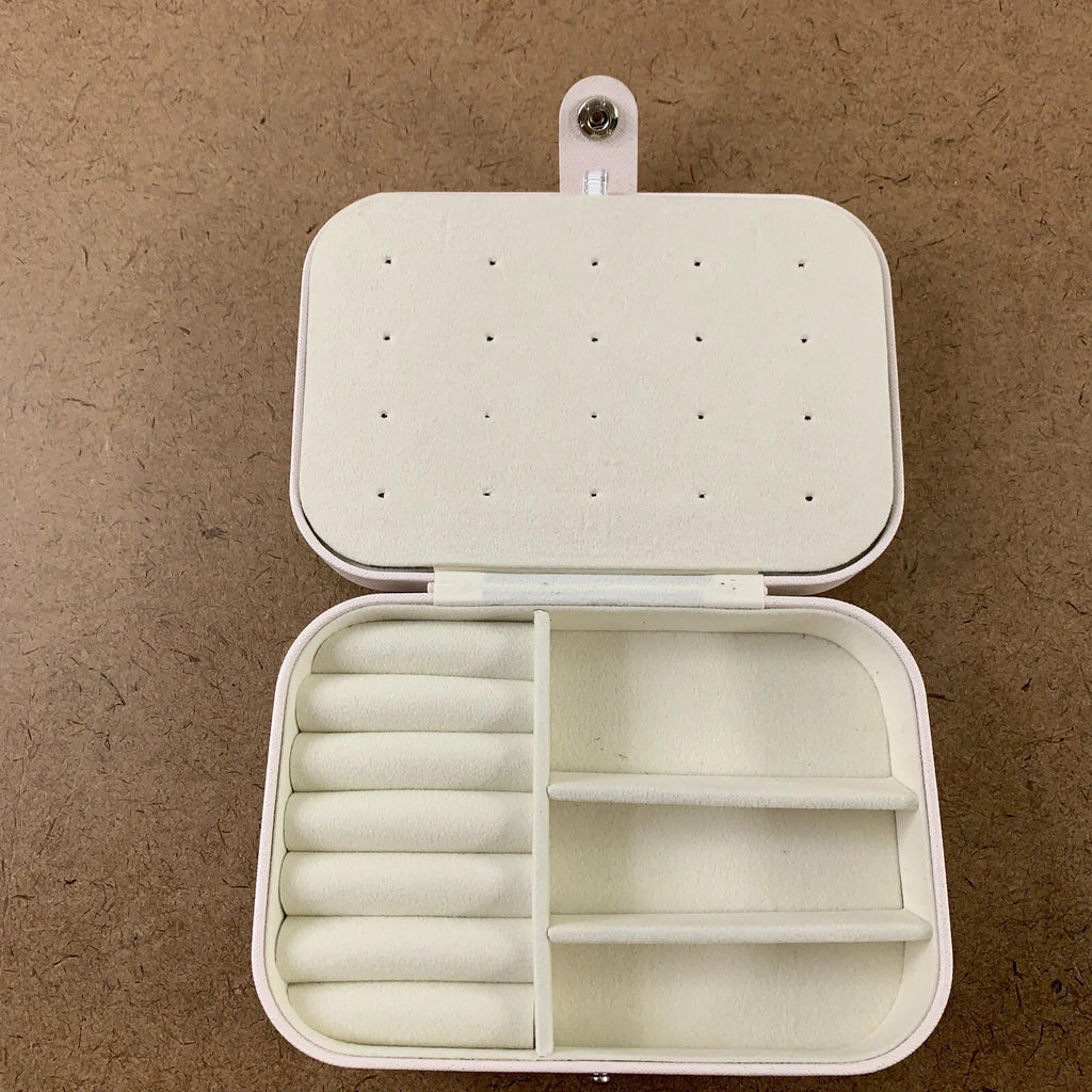 XYMAO Women's White Glitter Travel Jewelry Box New *Flaw | eBay