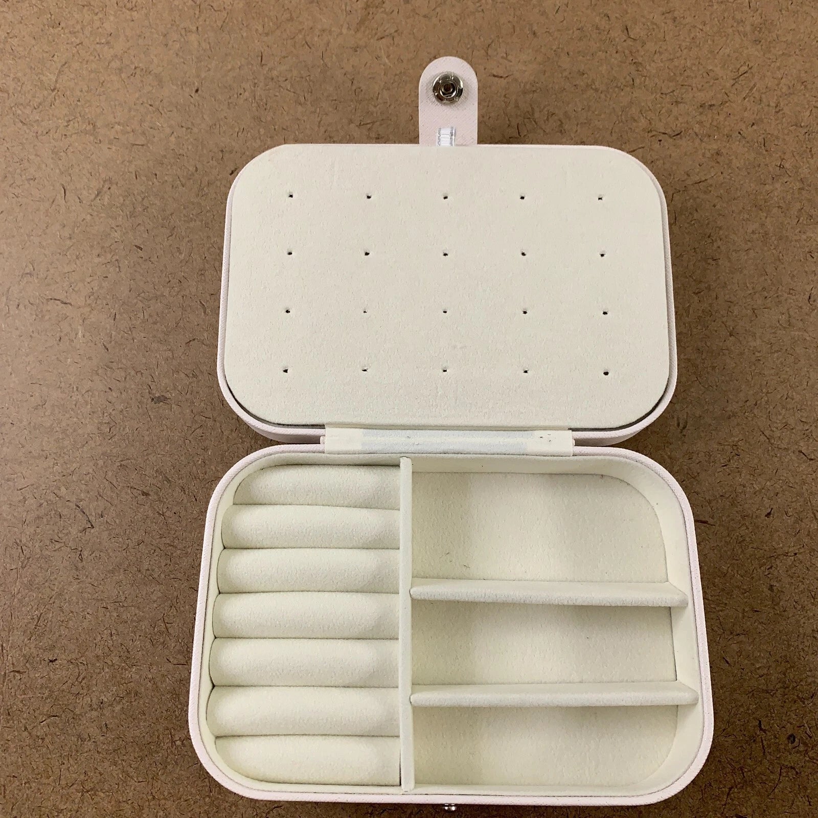 XYMAO Women's White Glitter Travel Jewelry Box New *Flaw | eBay