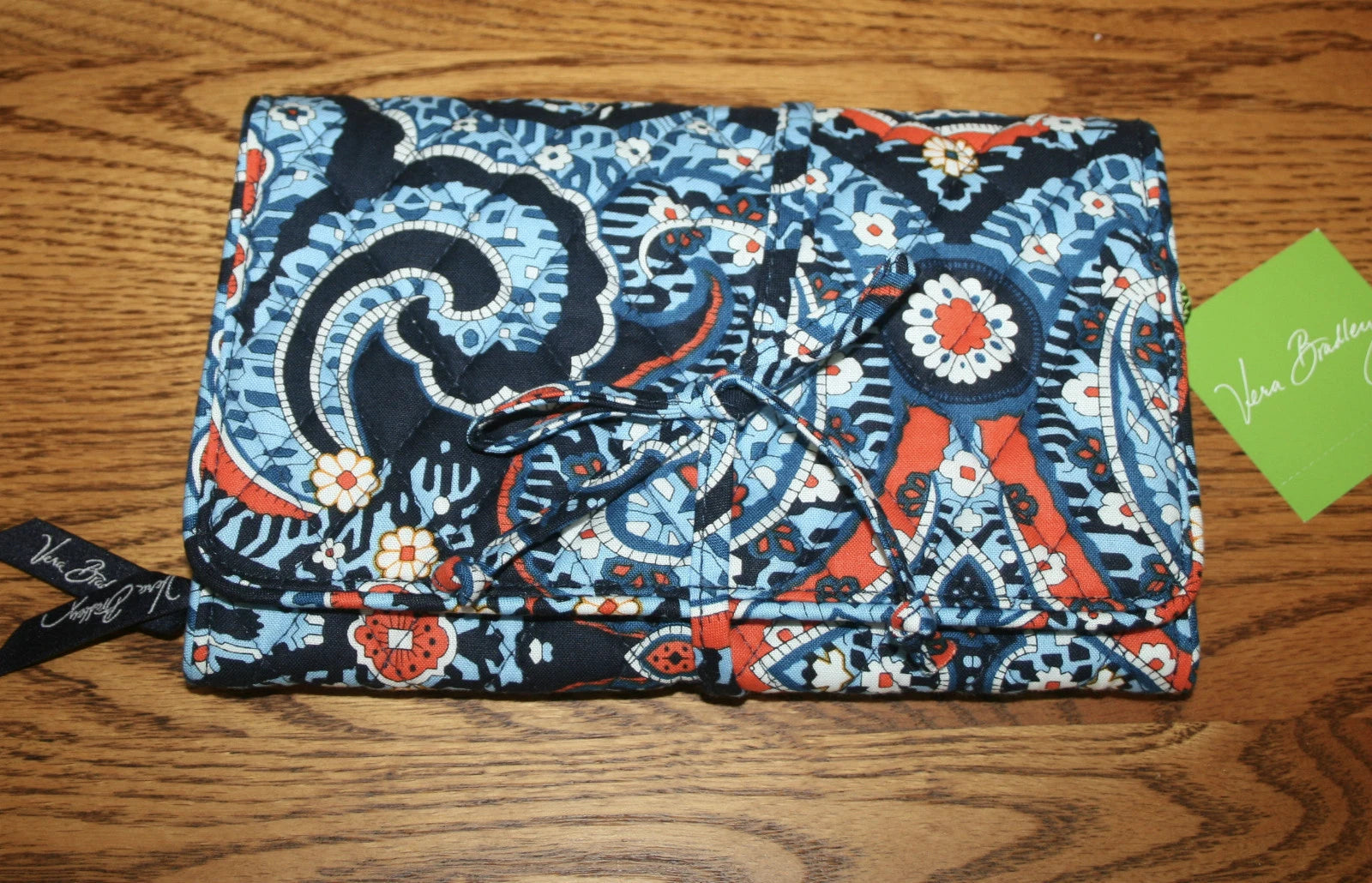 Vera Bradley Jewelry Organizer Travel ALL WRAPPED UP JEWELRY ROLL case bag NEW | eBay