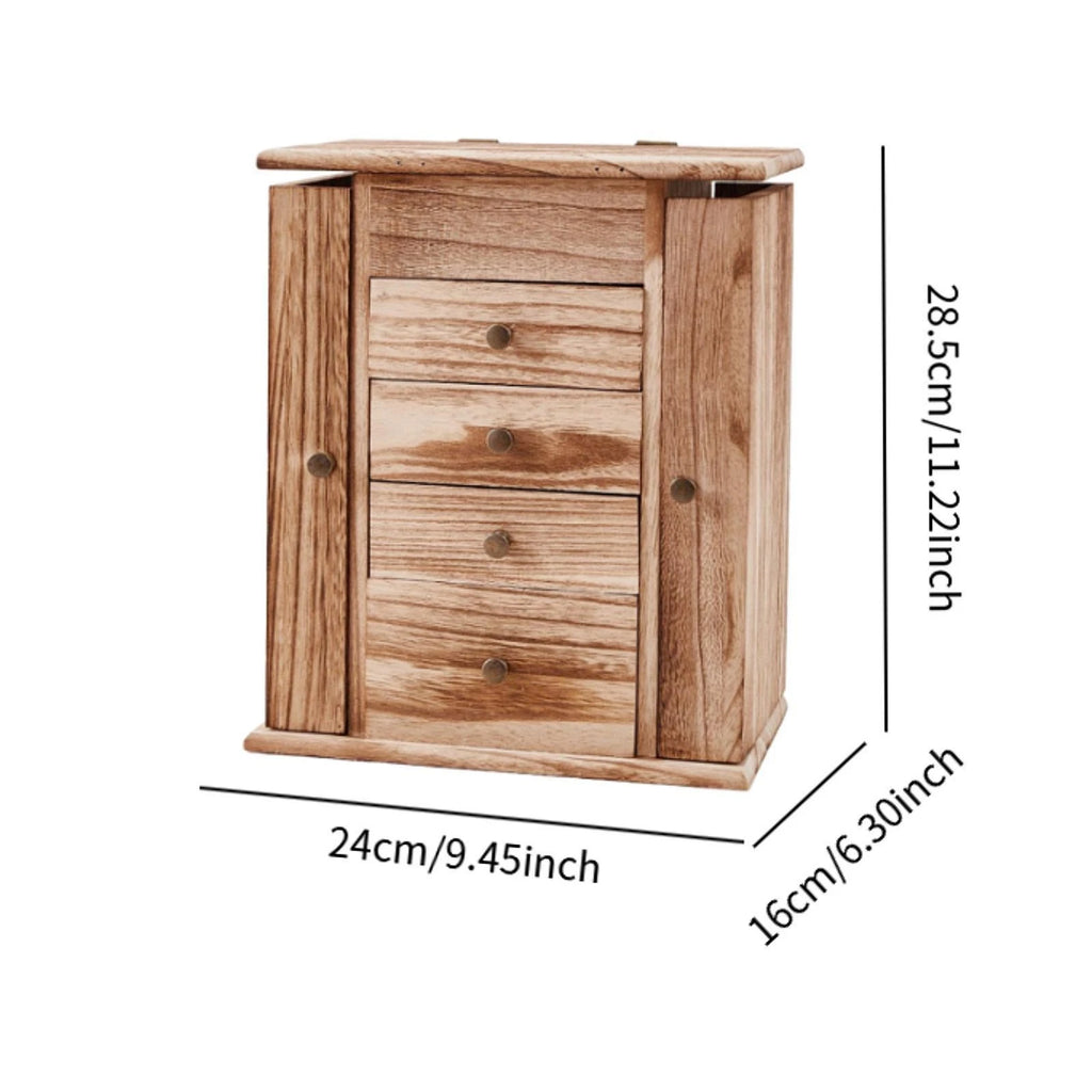 Jewelry Storage Box Wooden Jewelry Box Container Jewelry Case Jewelry Organizer | eBay