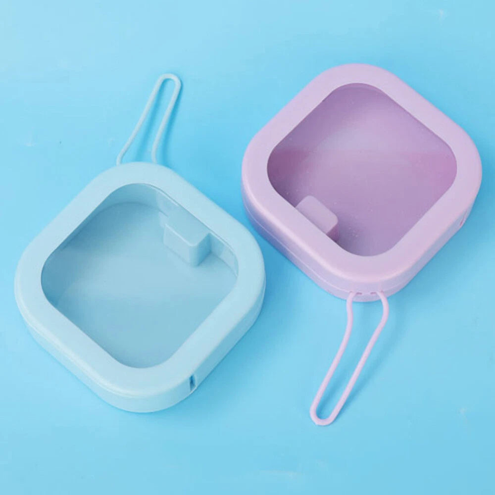 Jewelry Storage Box Dustproof Rectangle Case Earing Jewelry Makeup Box Travel | eBay