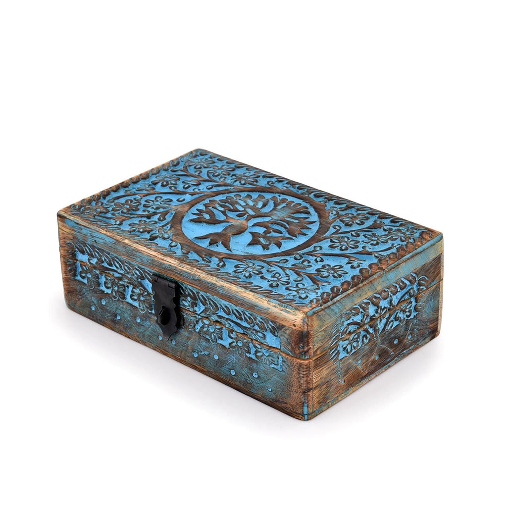 Wooden Jewelry Box, Tarot Box Celestial Home Decor Decorative Storage Bin | eBay