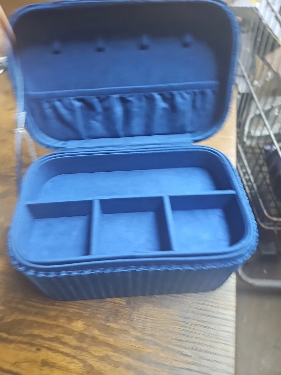 Velvet Textured Organizer Jewelry Box - A New Day Blue or white | eBay