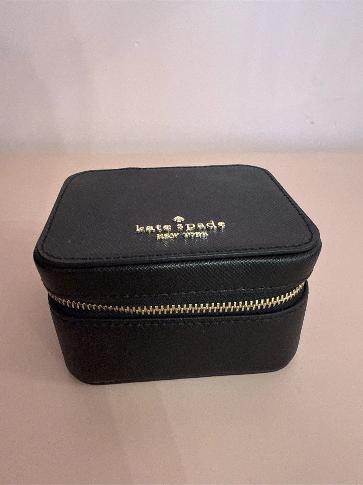 NEW Kate Spade New York Staci Travel Jewelry Box Black Zip Case | eBay