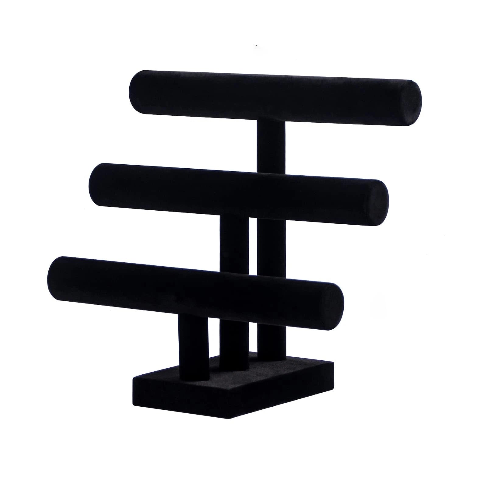 Pengup 3 Tier Bracelet Holder,Bracelet Display Stand,Black Velvet Jewelry Org... | eBay