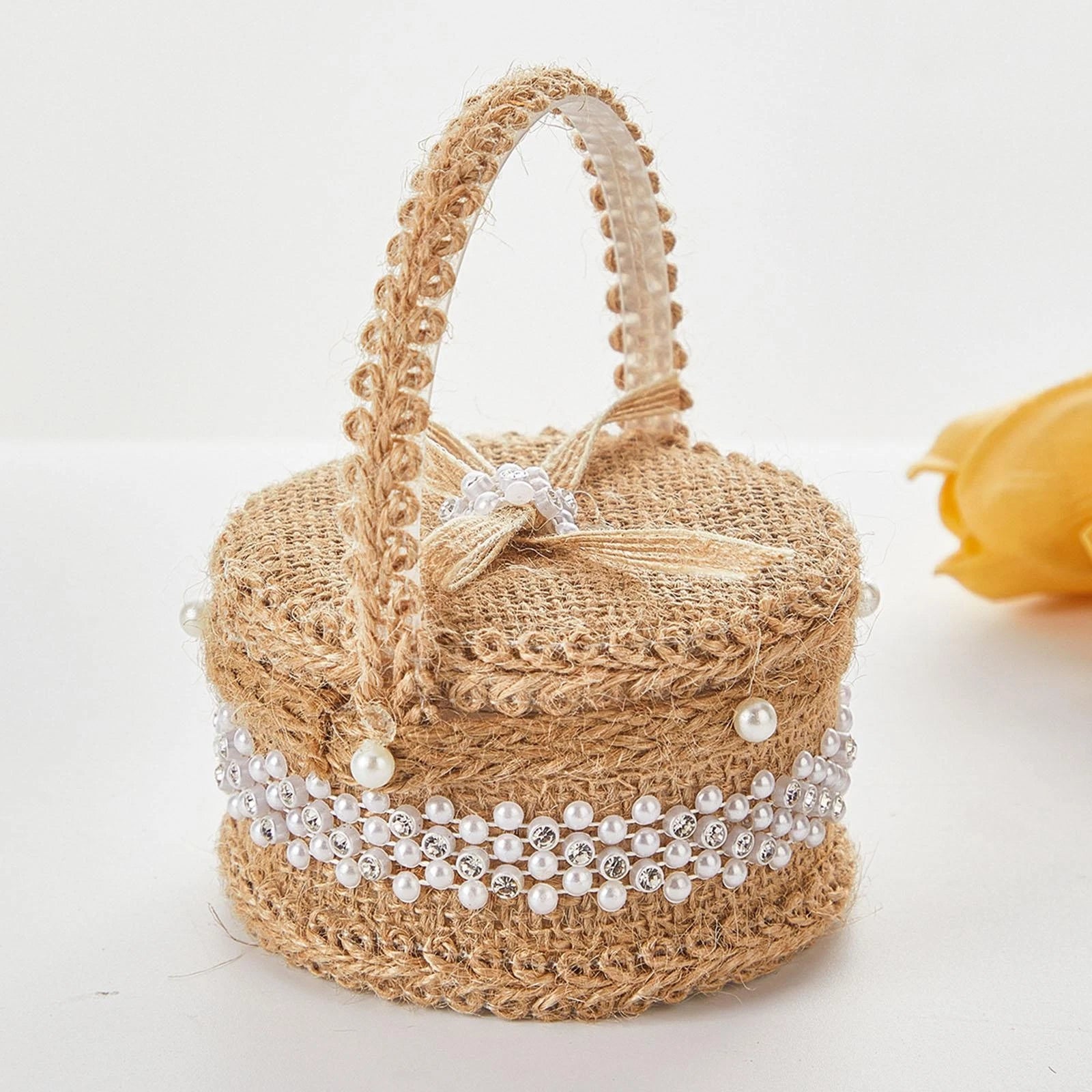 Wedding Ring Box Engagement Ring Storage Box Jewelry Organizer Retro Round Shape | eBay