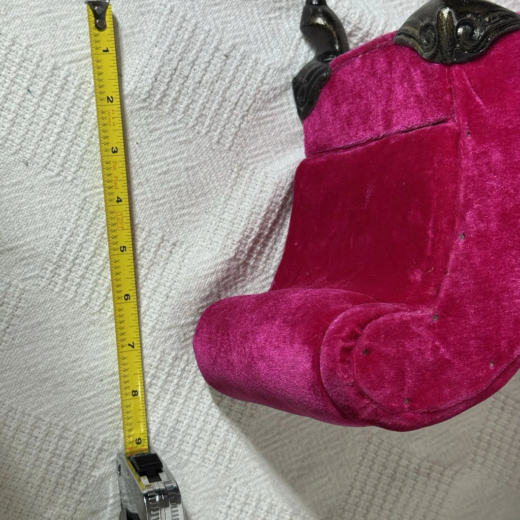 Plush Velvet Magenta Pink Chaise Lounge Chair Storage/Jewelry/Trinket Box EUC | eBay