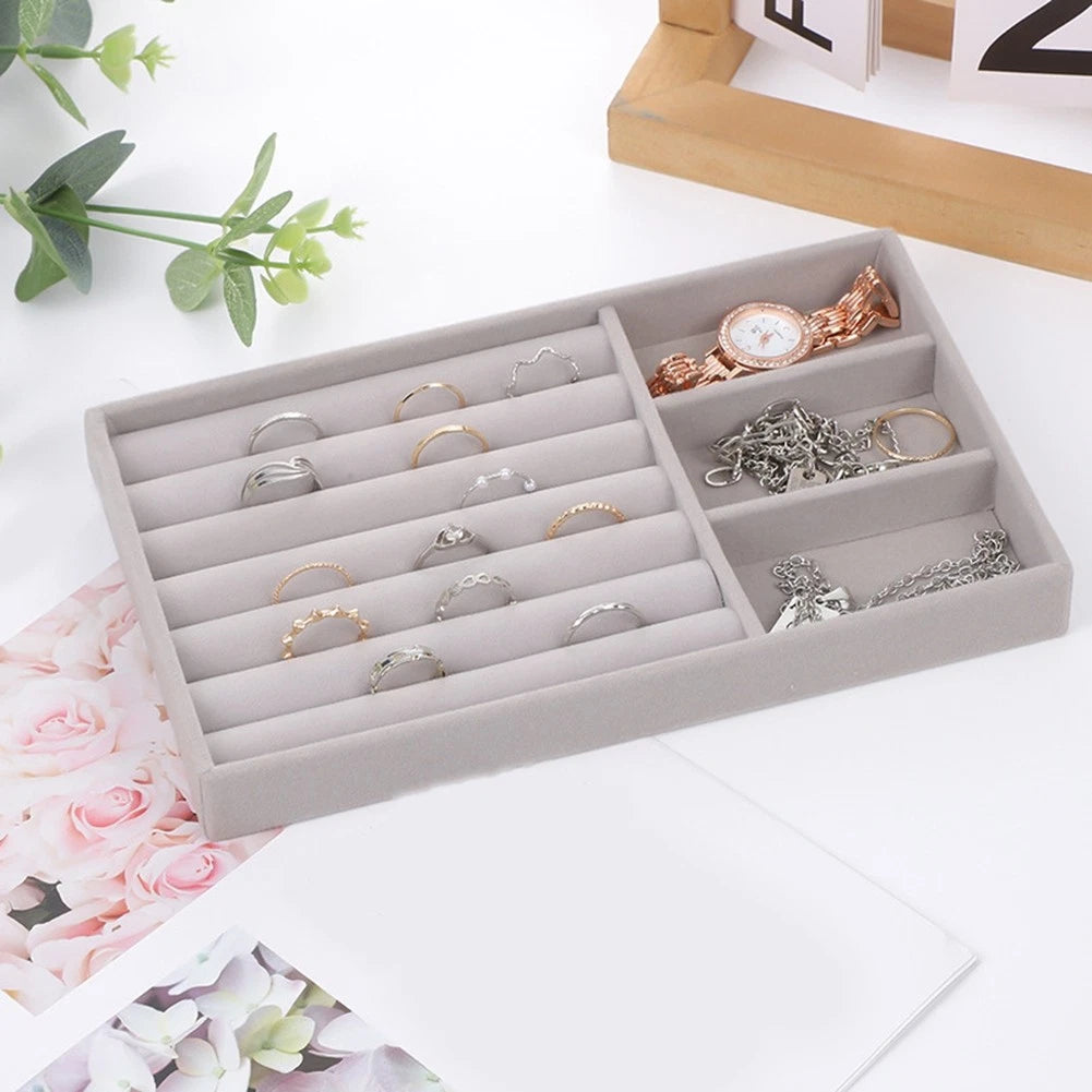 Jewelry Storage Box Household Drawer Earrings Necklace Tray Head Rope Ear7650 | eBay