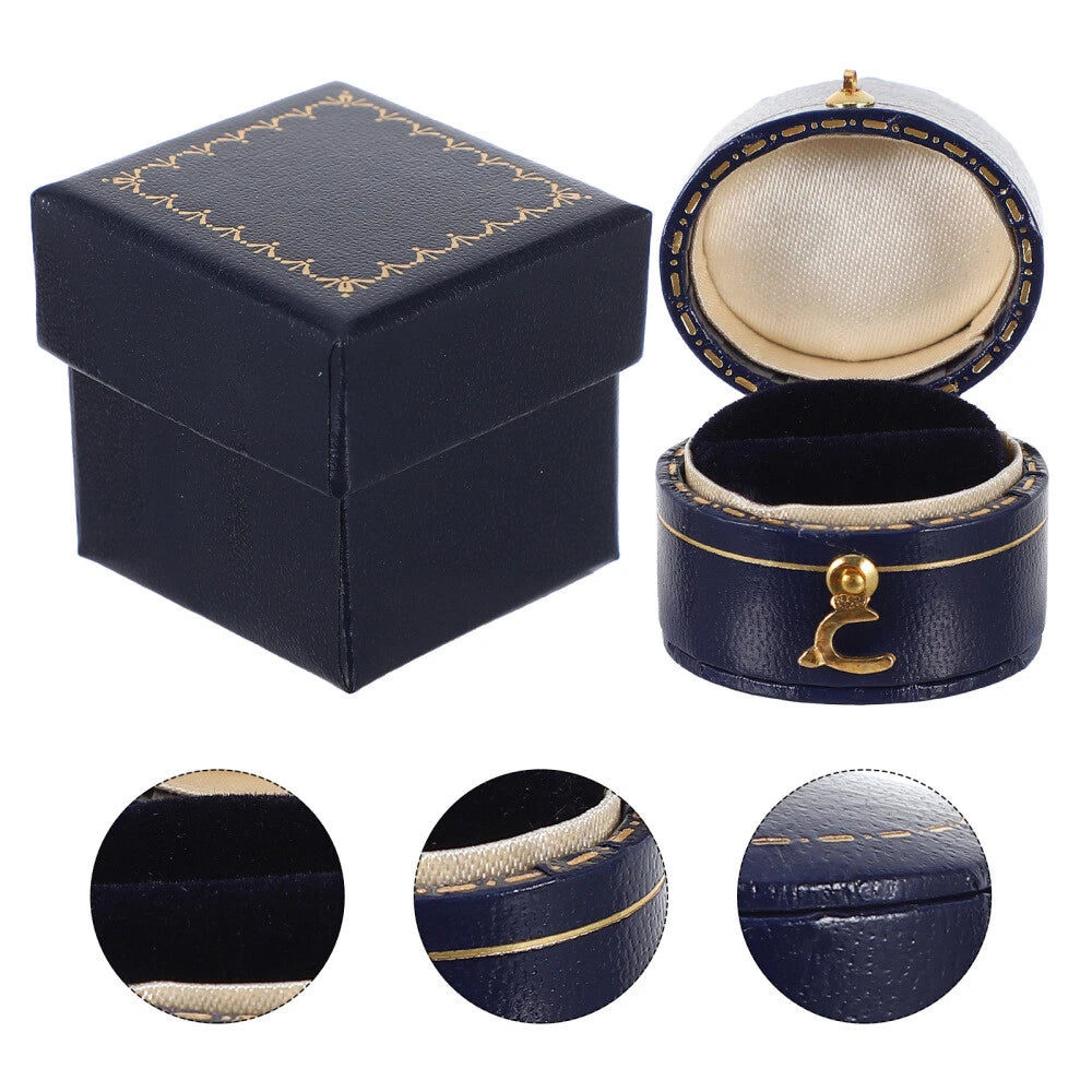 Retro Jewelry Box Ring Box Case Ring Storage Case Small Ring Storage Box | eBay