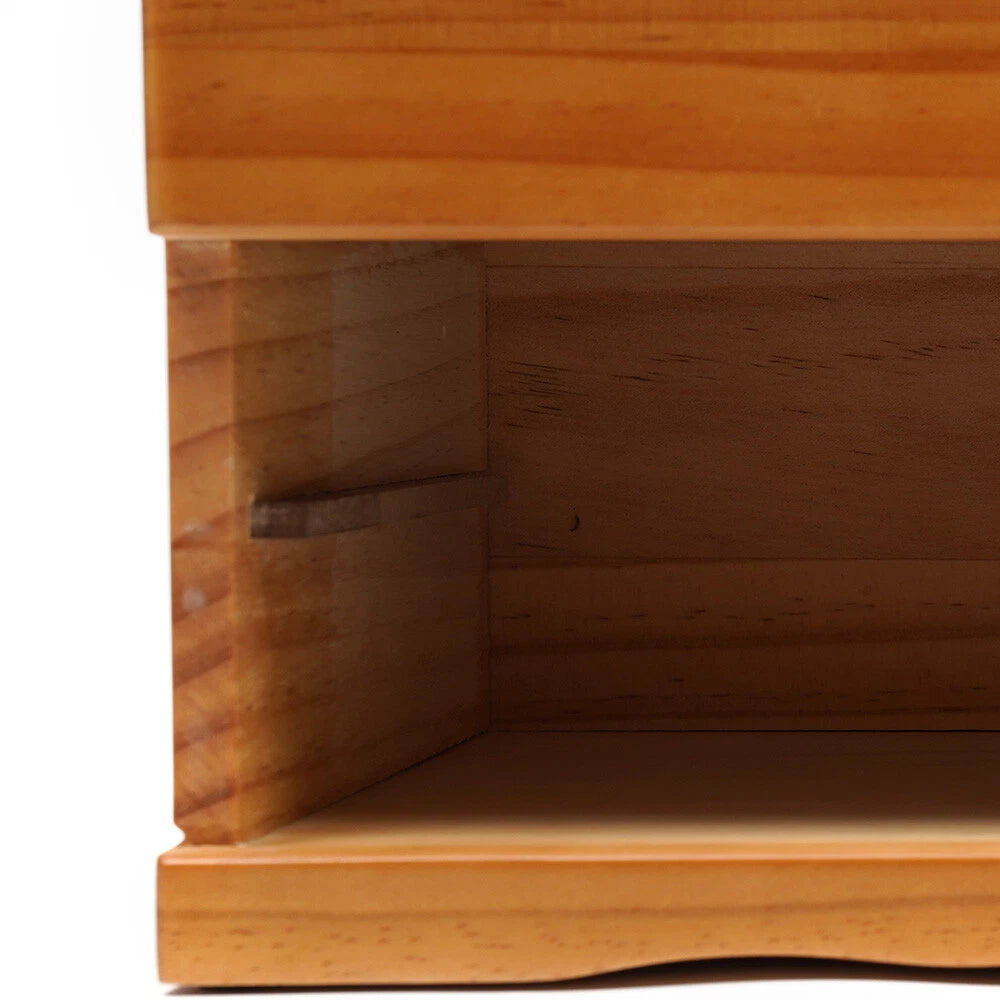 Large Wood Jewelry Boxes Wooden Storage Box without Mirror 3-Layer Lockable Desk | eBay
