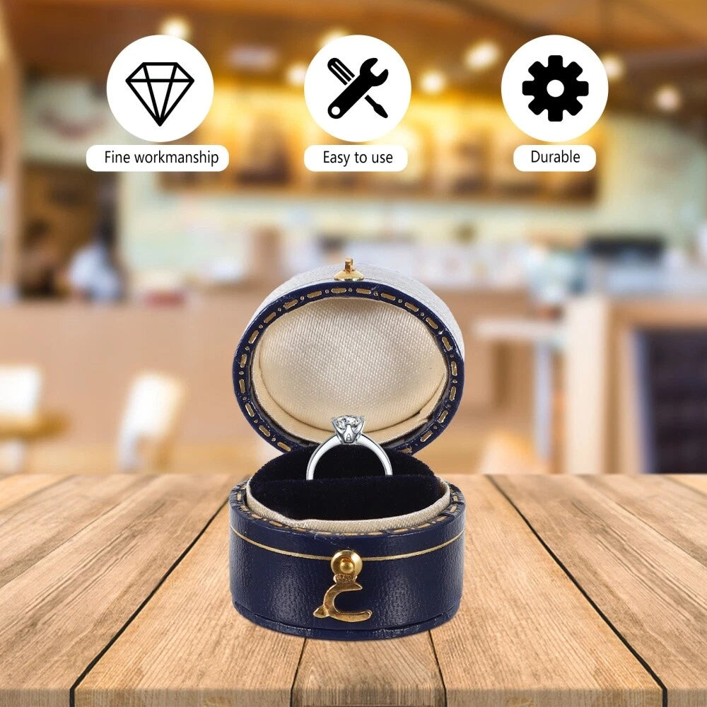 Retro Jewelry Box Ring Box Case Ring Storage Case Small Ring Storage Box | eBay